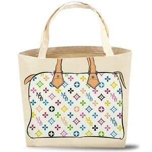Designer Multicolor Canvas Tote Bag